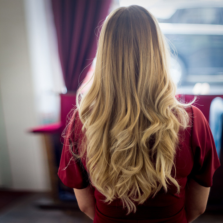 Balayage and blow dry at Jeju Hair